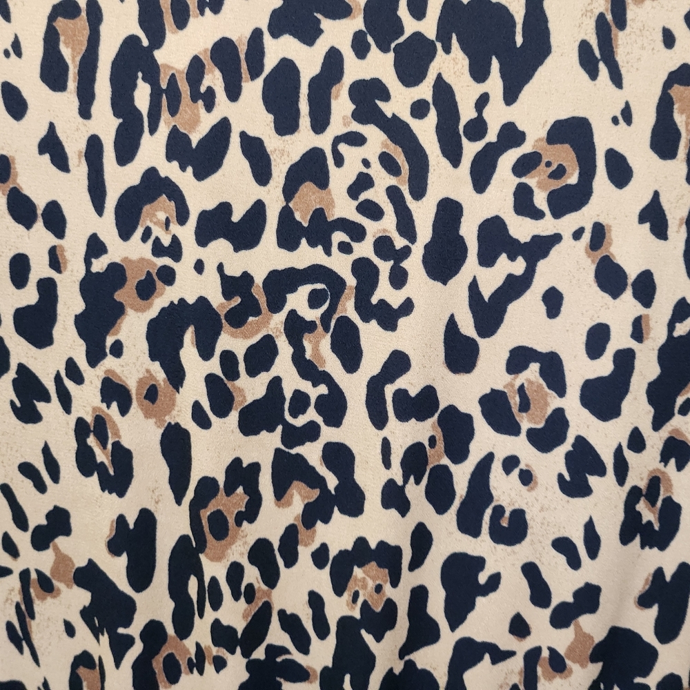 J CREW Carly Leopard Print Pleated Midi Dress - Size S - Picture 12 of 16